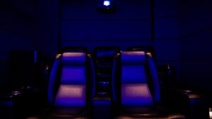 Front of theater